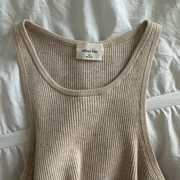 Aritzia Cut-Out Knit Tank Mini Dress - Picture 4 of 4